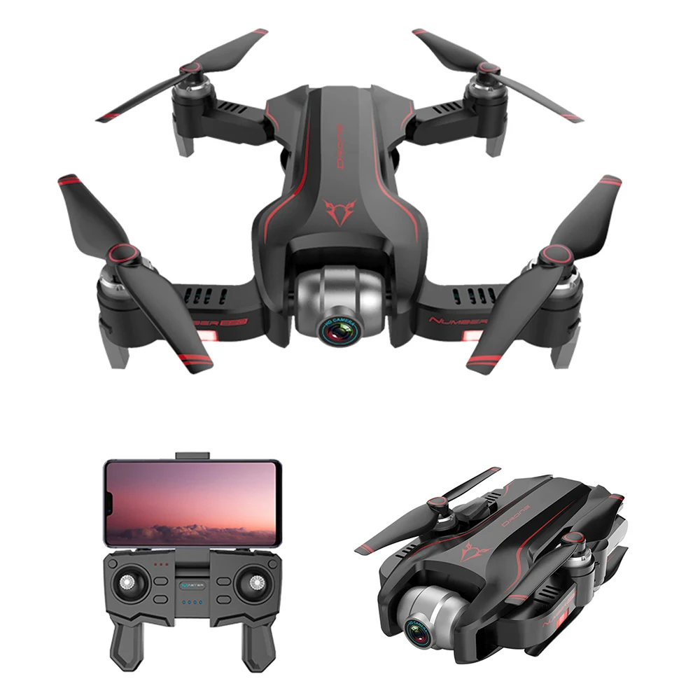 

S20 2.4G RC Drone with Camera 1080P Trajectory Flight Optical Flow Positioning Gesture Photo Video Follow Me Drone RC Quadcopter