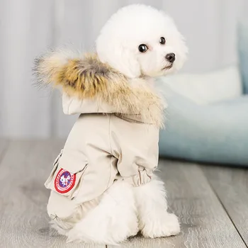 

Dog Clothes Winter Warm Pet Small Dogs Coat Jacket Puppy Cat Outdoor Clothing Hoodies Costume For Chihuahua Teddy Outfit