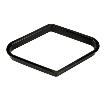 

9 Balls Pool Table Accessory Wear-resistant Smooth Plastic Professional Billiards Triangle Racks Black Practical Sports Durable