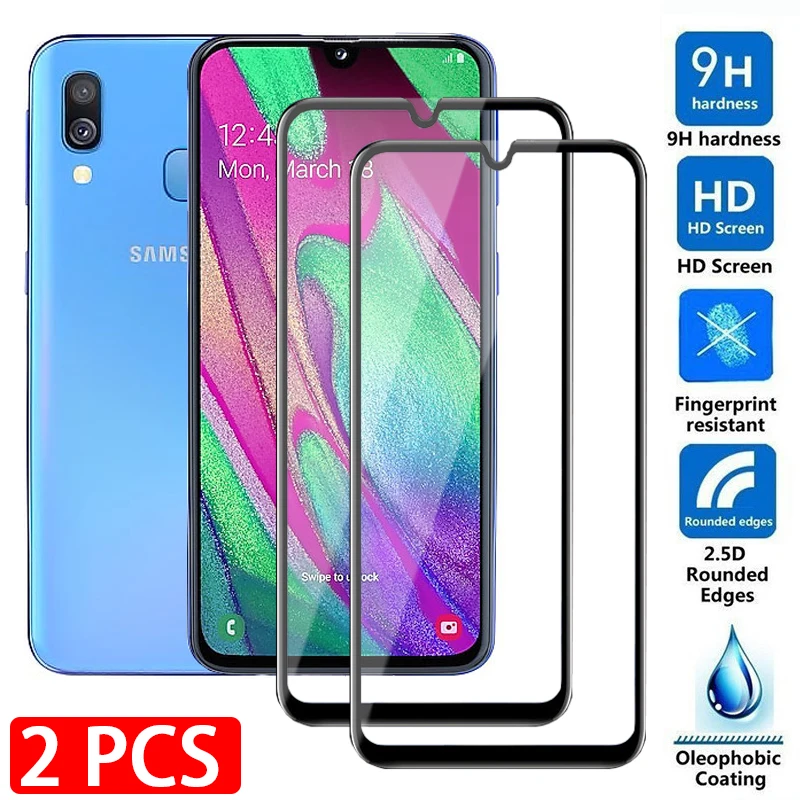 2 шт samsunga40 полное Защитное стекло для экрана Samsung Galaxy A40 A41 A42 5G закаленное на A405f M 40 A