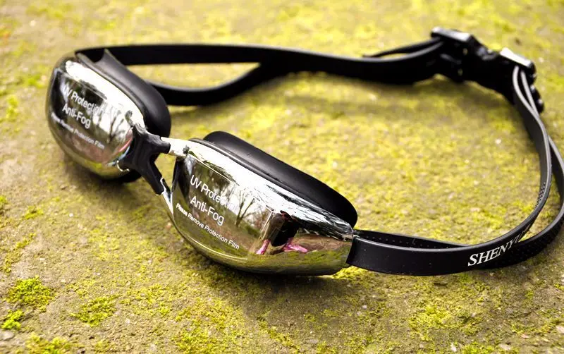 SHENYU очки, водонепроницаемые противотуманные очки с защитой от ультрафиолета, очки для плавания, очки для мужчин и женщин, большая коробка с