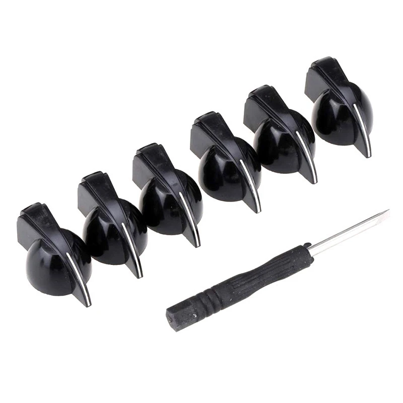 

Pro Imperial Inch Size Guitar Amplifier Effect Pedal Chicken Head Pointer Knobs with Set Screw