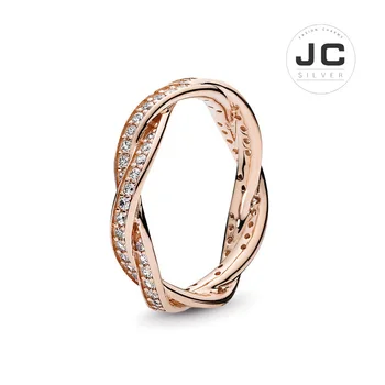 

JC Fashion Charm Tibetan silver Ring Original Copy Ring Ring, Rings For Women Men's Ring Jewelry Gift Dazzling Braided Line Ring