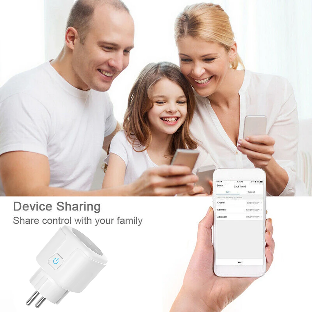 ЕС Plug современные аксессуары WiFi умный дом 16A Мобильная розетка беспроводной Таймер переключатель дистанционного управления отель Простая установка розетка