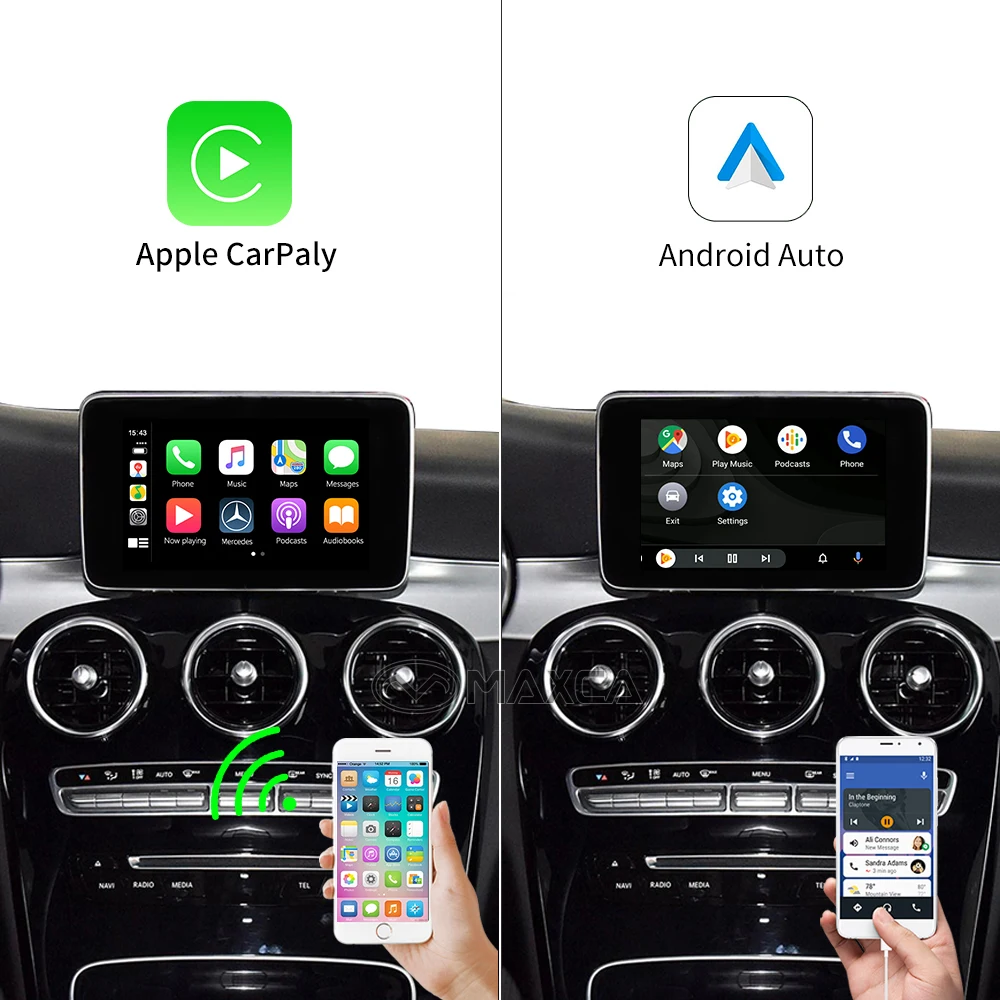 Wireless Carplay Android Auto Interface Box For Mercedes Benz Original Ngt 4 5 Ngt 5 0 Da Screen Upgrade Car Multimedia Player Aliexpress
