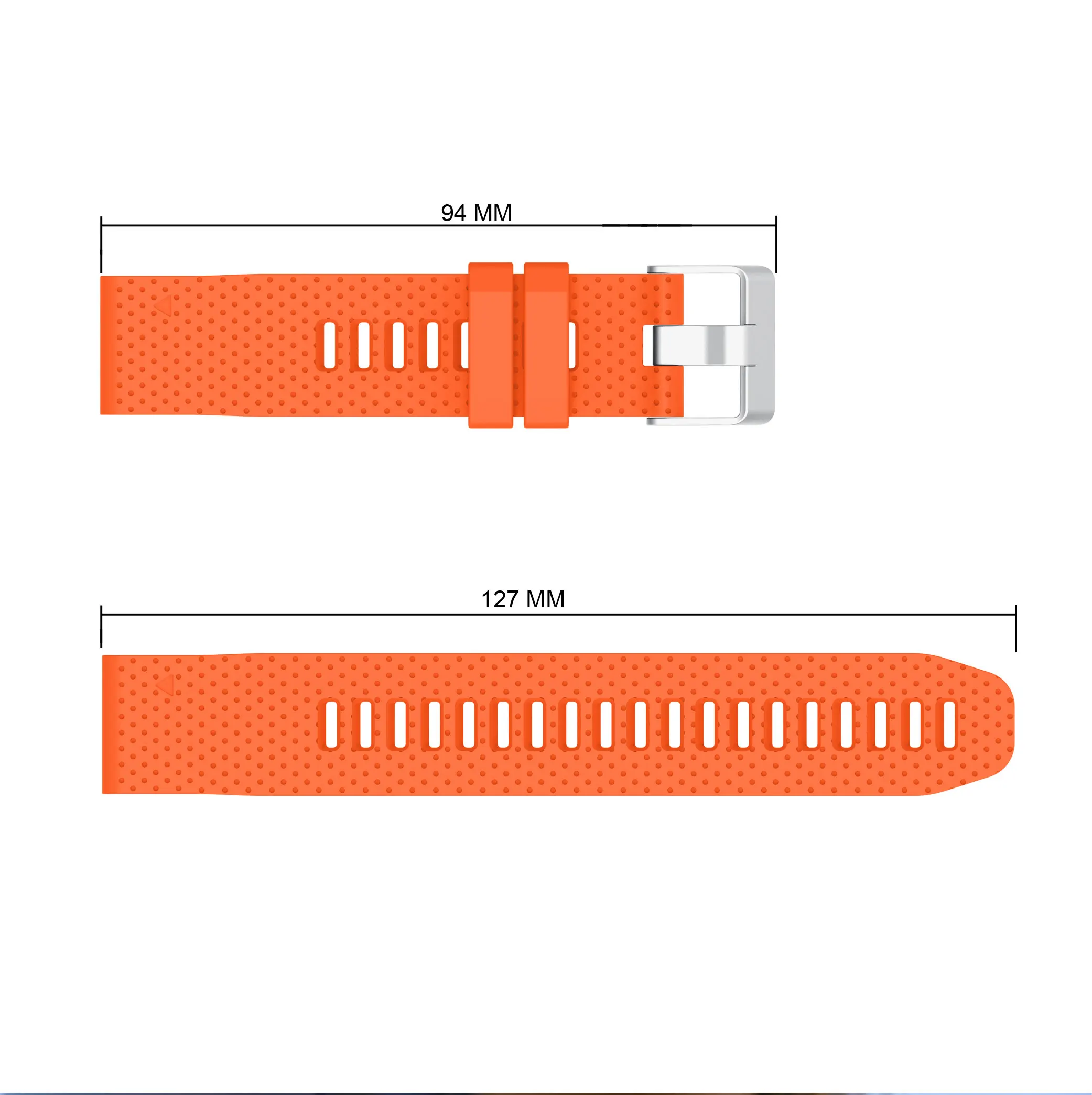 Orange Yayuu мягкий силиконовый ремешок для часов Garmin Fenix 5S/5S Plus/Fenix 6 S/6 S Pro/D2 Delta S Быстрый выпуск и ремень для инструментов - Цвет: Orange