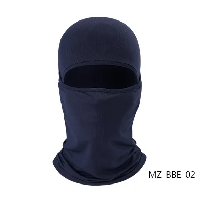 HEROBIKER Nuova Moto Viso Maschera Балаклава Viso Scudo Biker Ski Viso Maschera Moto Antivento Lycra Moto дышащая Maschera - Цвет: Darkblue-MZ-BBE-02