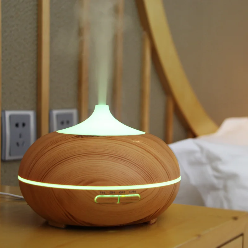 light Brown Wood Grain 300 ml Aroma Diffuser Ultrasonic Essential Oil Diffuser (19)