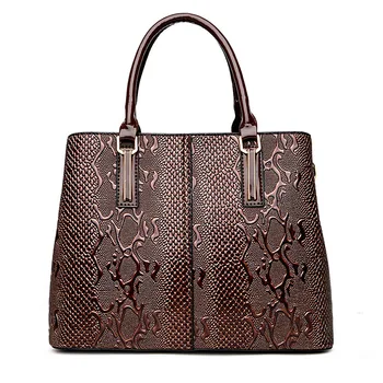 

2020 New Fashion Shoulder Bag Simple Wind Dark Floral Pattern Women's Handbag Commuter Bag