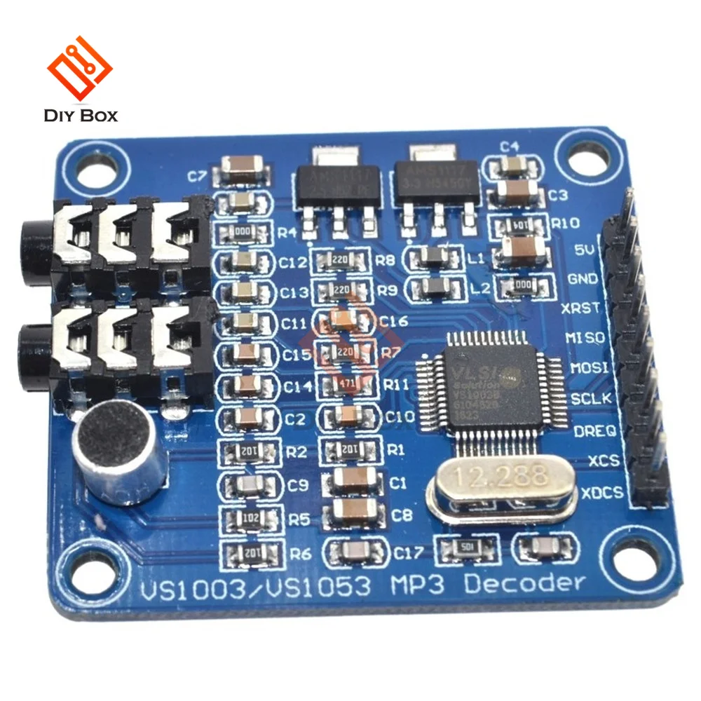 VS1003B VS1053 MP3 Decoding Module Development Board VS1053b VS1053 IC Onboard Recording Function SPI Interface