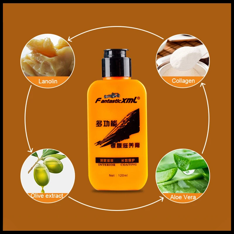 lamall store】OUHOE Plastic Refreshing Coating Car Restoration Agent Cars  Interior Renovation for Dashboard Leather Plastic Retreading Agent 50ml