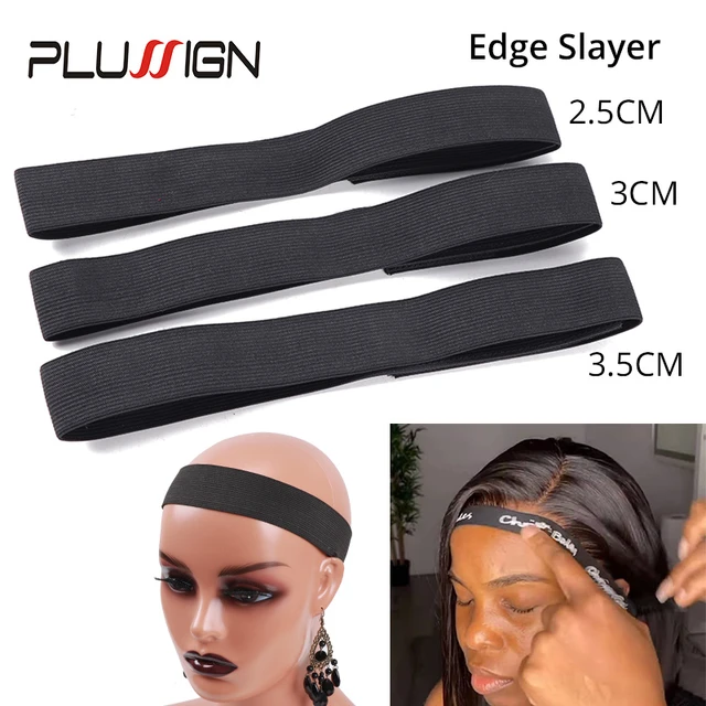 Nunify Wholesale Edge Laying Scarf Wig Grip Band Adjustable Wig Band For  Edges Black Elastic Band For Wig Frontals - AliExpress