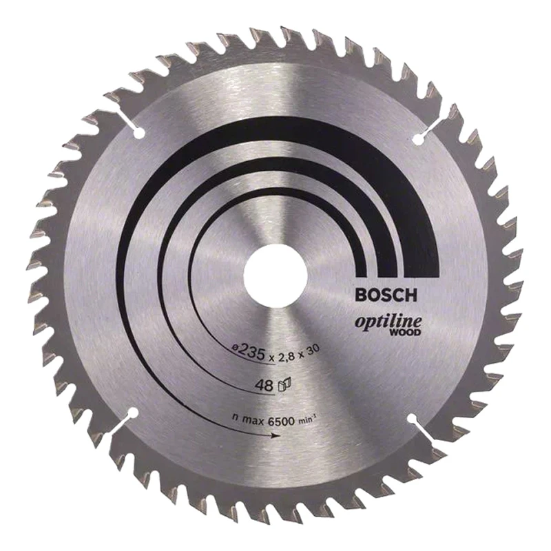 Saw Blade Bosch solid carbide 235x30x48 OptiLine (727) (diameter 235mm up to 6500 rpm pure cut) | Инструменты