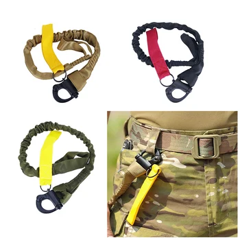 

Hunting One 1 Single Point Bungee Rifle Sling Tactical Quick Release Strap Gun Sling Safety Lanyard