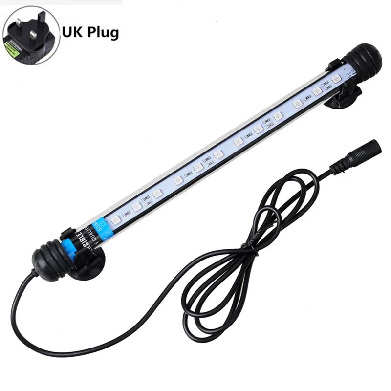 EU Plug 47 см пульт дистанционного управления аквариумный RGB светодиодный Arowana погружные, амфибии светильник для аквариума светодиодный светильник ing Sea Luces - Цвет: EU Plug