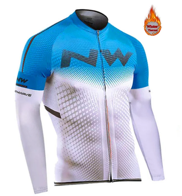 Northwave уличная спортивная одежда Pro Team Зимняя одежда для велоспорта дышащая Ropa Ciclismo Одежда с длинным рукавом для горного велосипеда - Цвет: C19