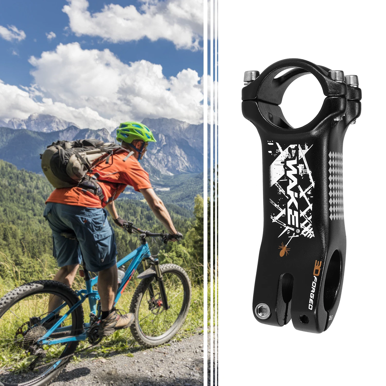 adjustable handlebar stem for bicycles