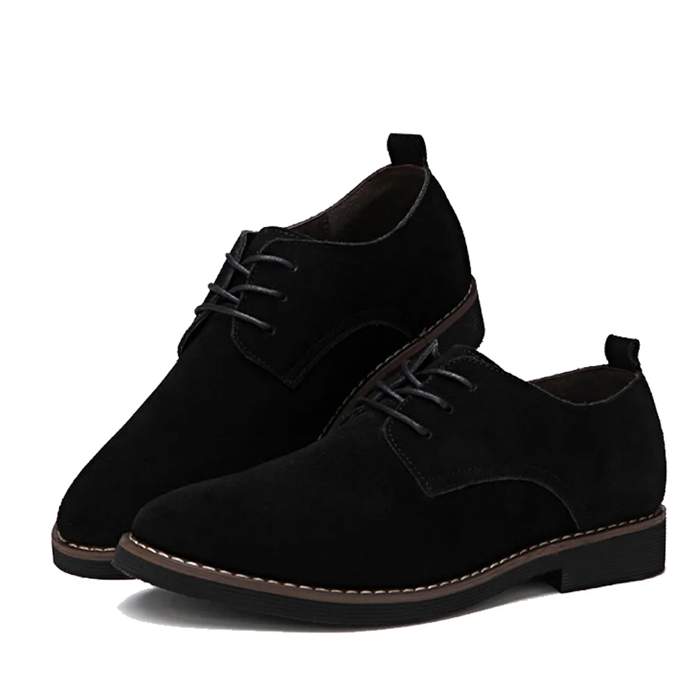 Leather Shoes for Men Casual Oxfords New Arrival High Quality Fashion Cow Suede Leather Flats Luxury Brand Moccasins 38-46