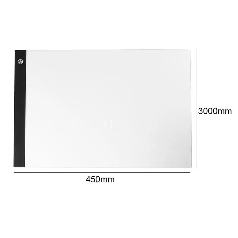 Digital Tablets A3 Copy Desk L-type Double-scale Calligraphy Copy Pad Drawing Tool EU Plug Mitsubishi acrylic panel