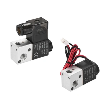 

uxcell Uxcell 1pc Electrical Control Solenoid Valve 3V210-08 Pneumatic Air NC Single Piloted 3 Way 2 Position 1/4" PT