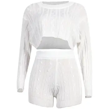 

Sweater Two Piece Set Leisure Suit Fall Sweatsuits for Women Sets Clothes