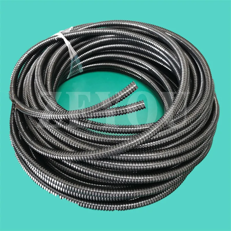 1 meter ID12.8*OD18.7mm PA Nylon double deck split corrugated tube for wire and cable protection