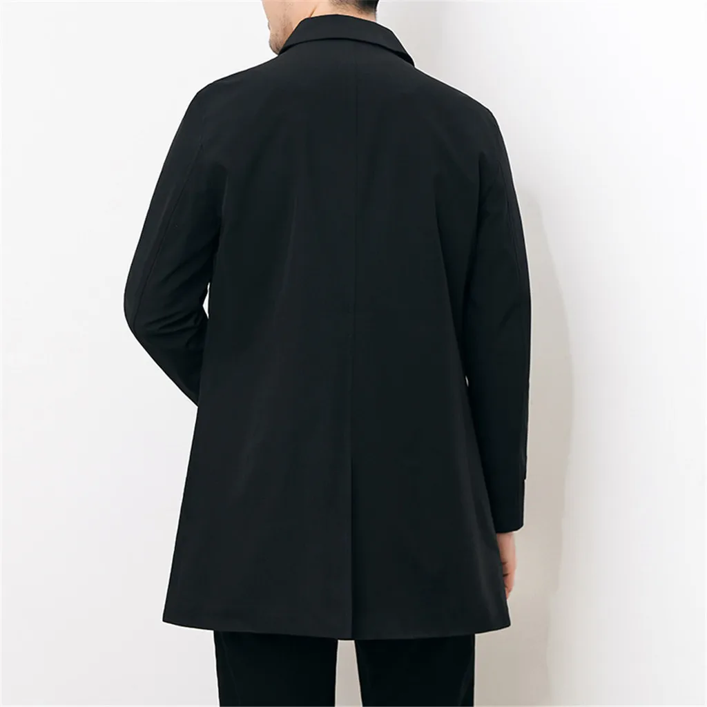 Chaqueta hombre erkek mon, зимнее пальто, мужское, одноцветное, с карманами, с окантовкой, цвет золотой, на кнопках, повседневное, длинное пальто, veste
