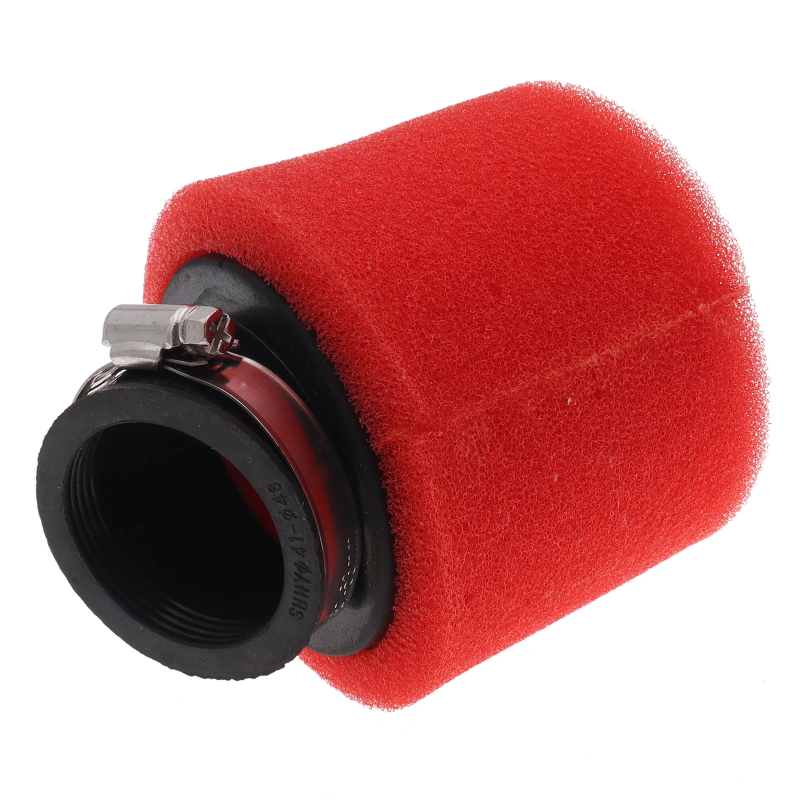 Red 35mm 38mm 40mm 42mm 45mm 48mm Bent Angled Foam Air Filter For Atv