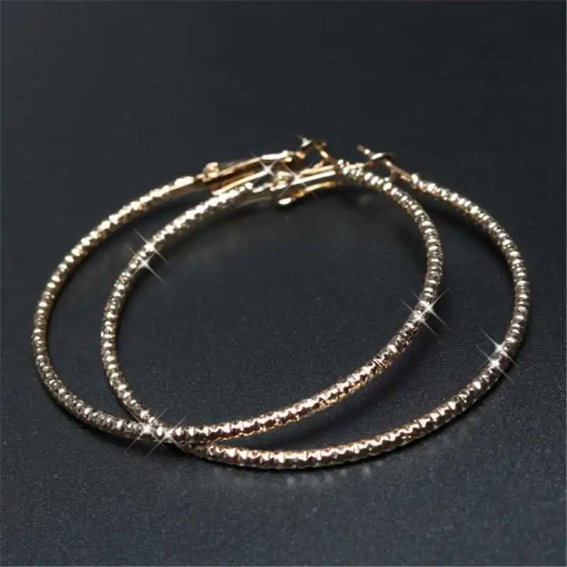 Корейский брелок модные серьги-кольца для женщин и мужчин ювелирные изделия VSCO Hyperbole Boho ушное кольцо хип хоп простые трендовые серьги высокого качества