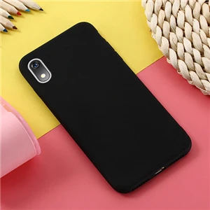 a TRISEOLY простой однотонный Мягкий силиконовый чехол для Xiaomi Redmi 7A 7 A чехол задняя крышка чехол для телефона Xiaomi Redmi 7 7A чехол - Цвет: a