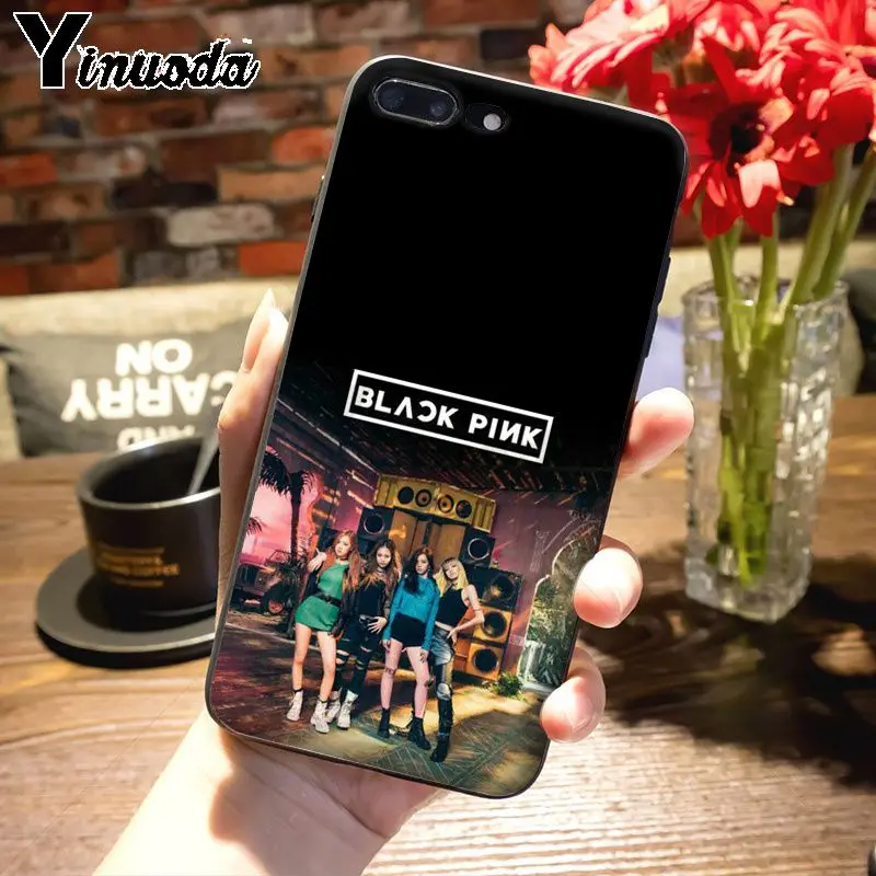 Yinuoda чехол для iphone 11 11pro max funda черный розовый черный k-pop kpop girl group чехол для телефона для iphone 8 7 6 6S Plus X XS MAX XR 5 5S SE 5C Чехол