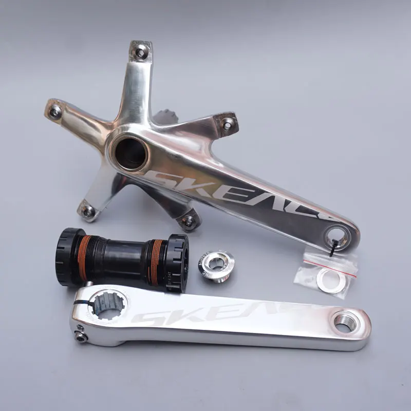 【新品】SKEACE トラッククランクセット　ピスト用48t 新品】SKEACE トラッククランクセット ピスト用48t SKEACE