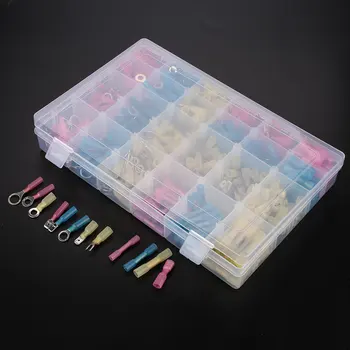 

Vehemo Wire Connectors Waterproof Wire Connector Waterproof Terminal Heat Shrink Red + Blue + Yellow 480pcs 480pcs Terminals