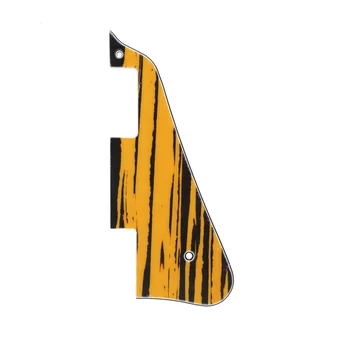 

Musiclily Guitar Pickguard for China Made Epiphone Les Paul Standard Modern Style, 4Ply Yellow Black