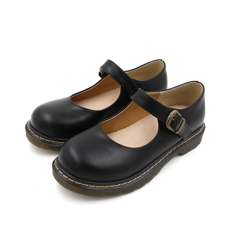 Mori Girl Vintage Leather Mary Janes School Uniform ShoesWomen's Pumps AliExpress