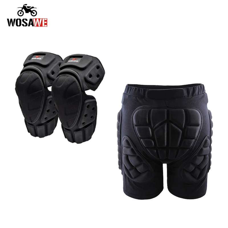 

WOSAWE Motorcycle Knee Pads Motocross Knee Protection Protective pants Guard Gear Motorbike Knee Protector MTB Knee pants set