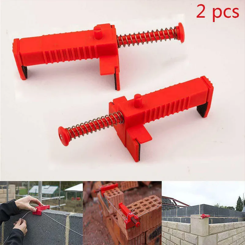 

1 Pair Brick Liner Runner Brick Leveling Measuring Tools for Masons Engineering LKS99