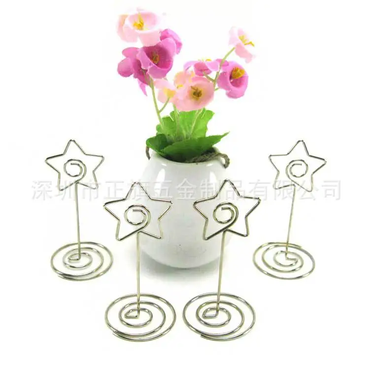 50 Mm Heart Shape Notes Folder Business Card Holder Wedding Seat Clamp Cross Border Currently Available the Same Day Delivery