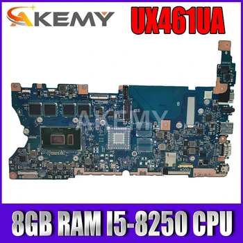 

Akemy UX461UA motherboard 8GB RAM I5-8250 CPU mainboard For ASUS UX461UN UX461UA UX461U UX461 laptop motherboard free shipping