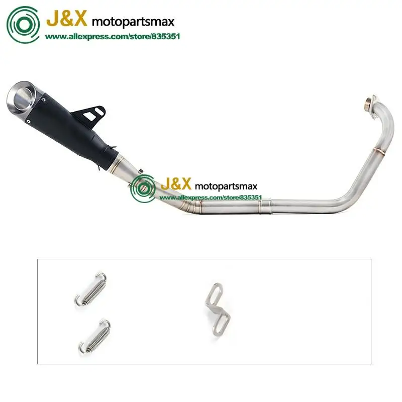 Полная выхлопная система мотоцикла Escape slip on для yamaha YZF R15 MT15 MT-15 2008- средняя труба глушителя DB-Killer