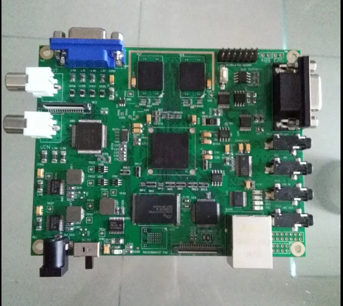 Для DAVINCI TMS320DM6437 с MT9T001 и VGA дисплей системы разработки