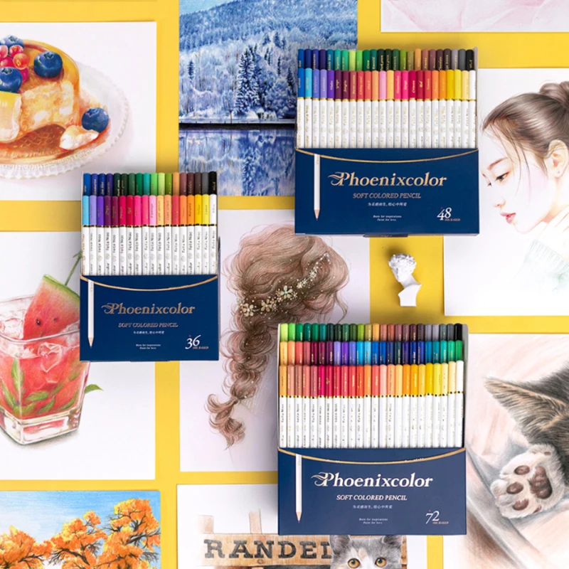 Art Supplies Colored Pencils  Art Supplies Colour Pencils - 36/48/72 Colored  Pencils - Aliexpress