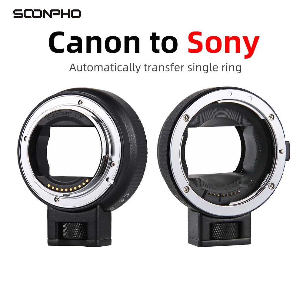 SOONPHO EF NEX адаптер для байонета объектива зеркальной камеры Sony USM Canon S объектив на E
