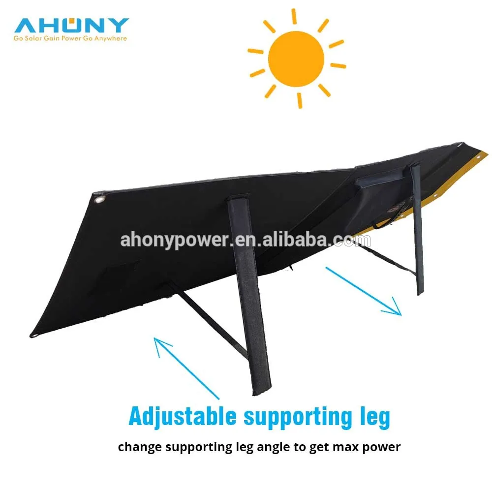 100w 50w 2pcs portable foldable solar charging kit suitcase for portable solar generator rv boat lead acid gel lithium battery