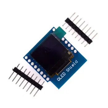 

HW-699 0.66 Inch OLED Display Module For D1 Mini ESP32 Module Arduino AVR STM32 64x48 LCD Screen IIC I2C OLED