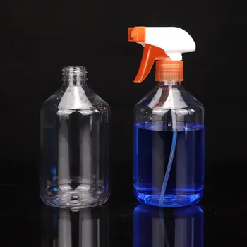 

500ml Large Capacity Disinfection Water Bottle Alcohol Spray Bottle Watering Can Bottling High Quality Pe Plastic Empty Bottle