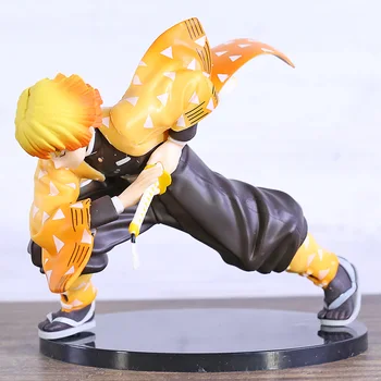 

Anime Demon Slayer Kimetsu No Yaiba Agatsuma Zenitsu Battle Ver. PVC Figure Model Toy Figurals