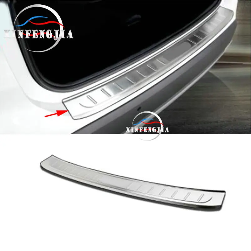 

For BMW X1 F48 16-2019 Stainless Steel Outter Rear Bumper Plate Guard Cover Trim