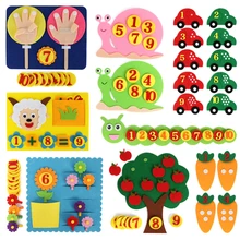 Jouets Tissés Montessori pour Enfant, Apprentissage des Mathématiques, Accessoire Pédagogique pour une Éducation Précoce Simplifiée