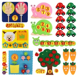 Juguetes Educativos Montessori para niños, material didáctico para aprender matemáticas, manualidades, manualidades